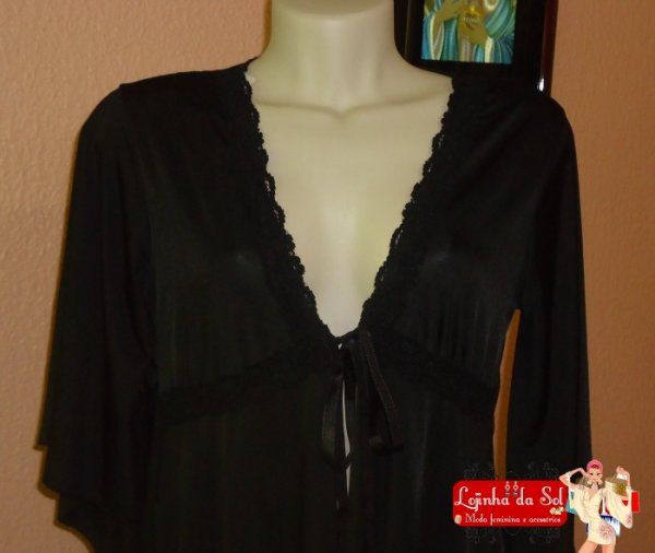 Robe preto tam G/GG